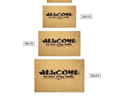 Welcome To Our Trap Home Door Mat - VYBE Shop