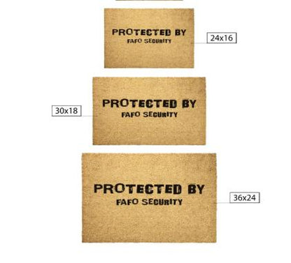 FAFO Security Door Mat - VYBE Shop