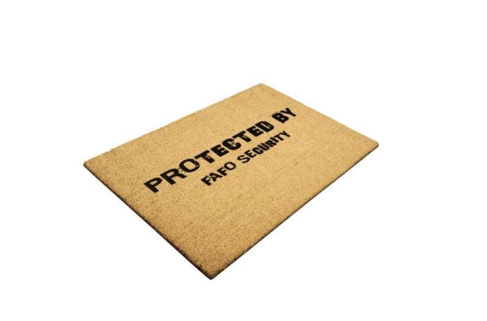 FAFO Security Door Mat - VYBE Shop