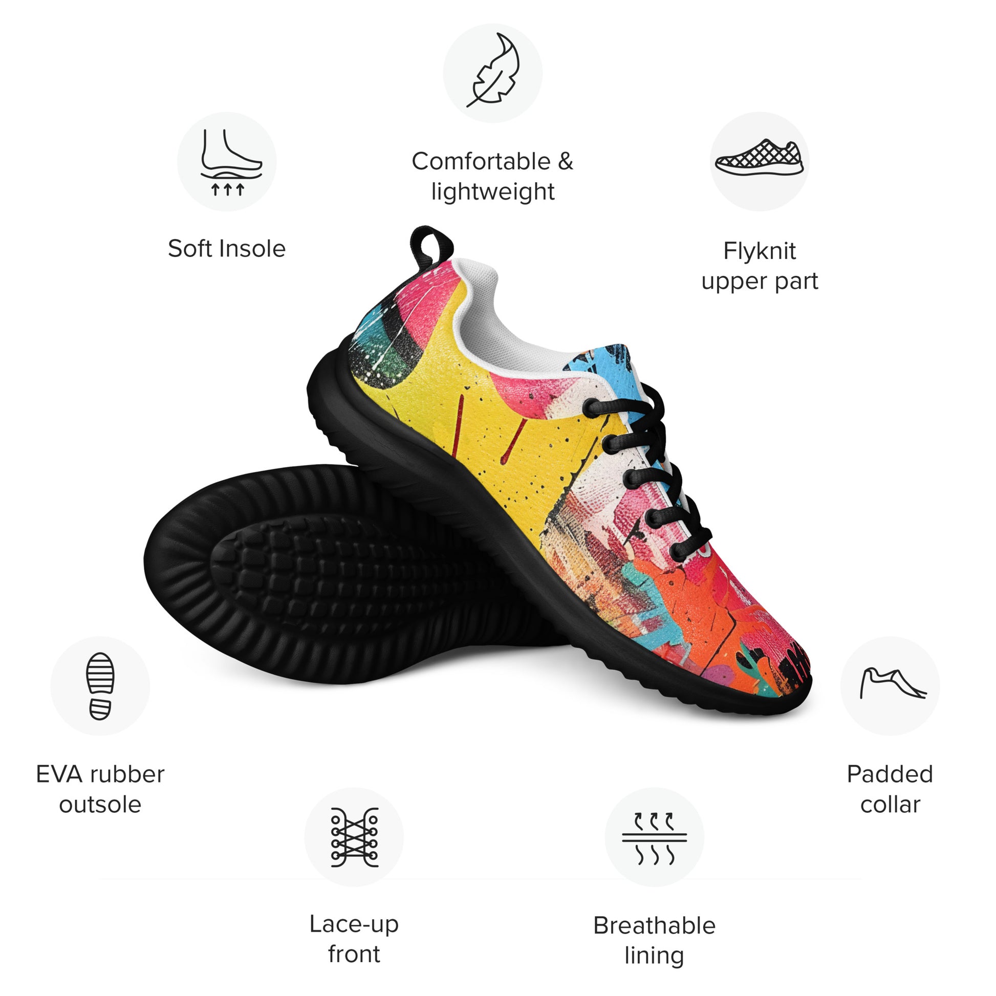 Men’s Graffiti Athletic Shoes - VYBE