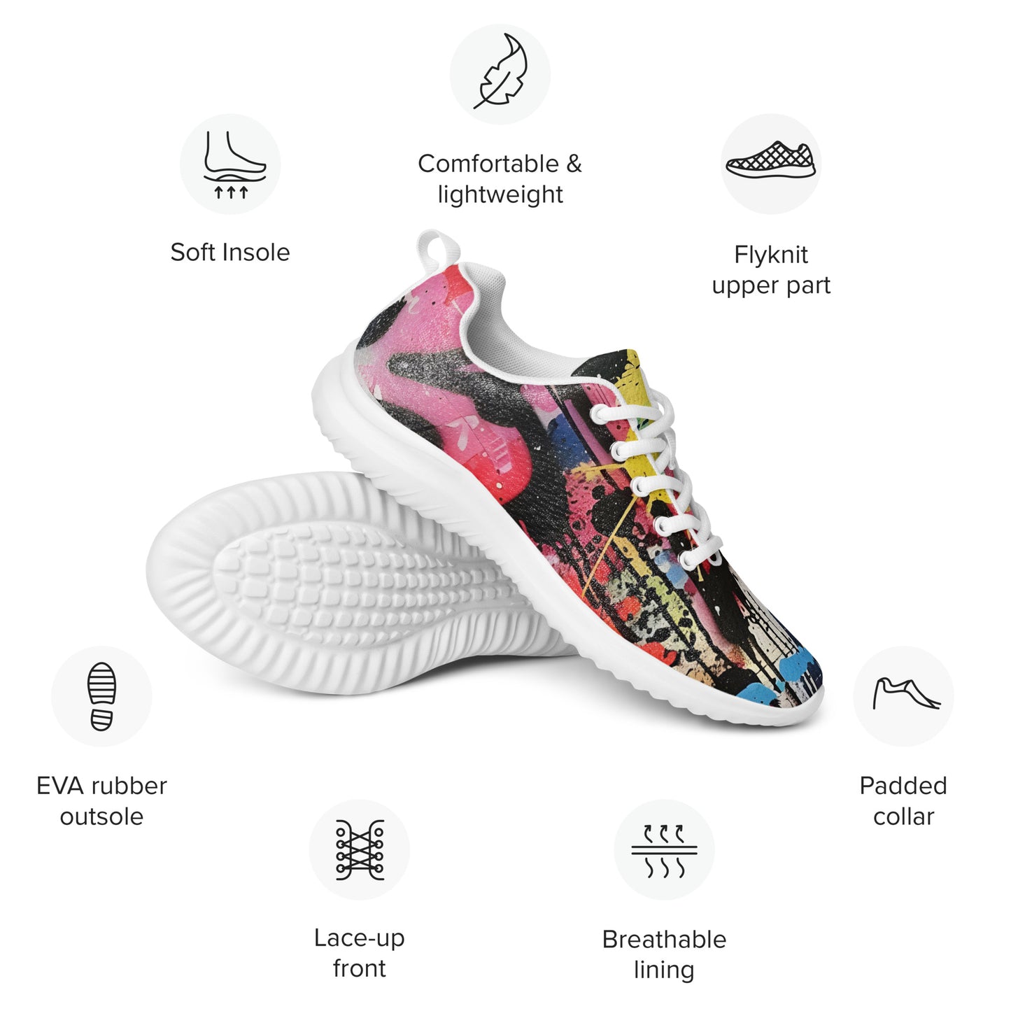 Men’s Graffiti Athletic Shoes - VYBE