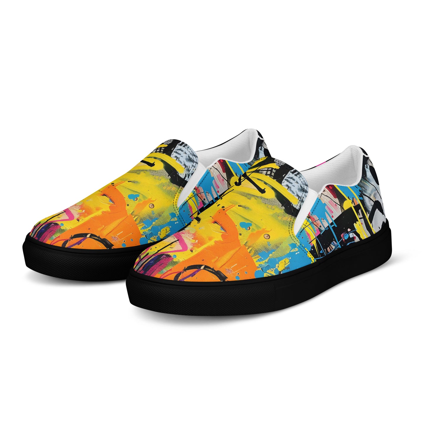 Men’s Graffiti slip-on canvas shoes - VYBE
