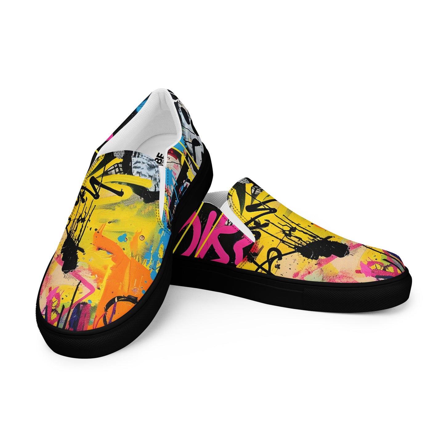 Men’s Graffiti slip-on canvas shoes - VYBE