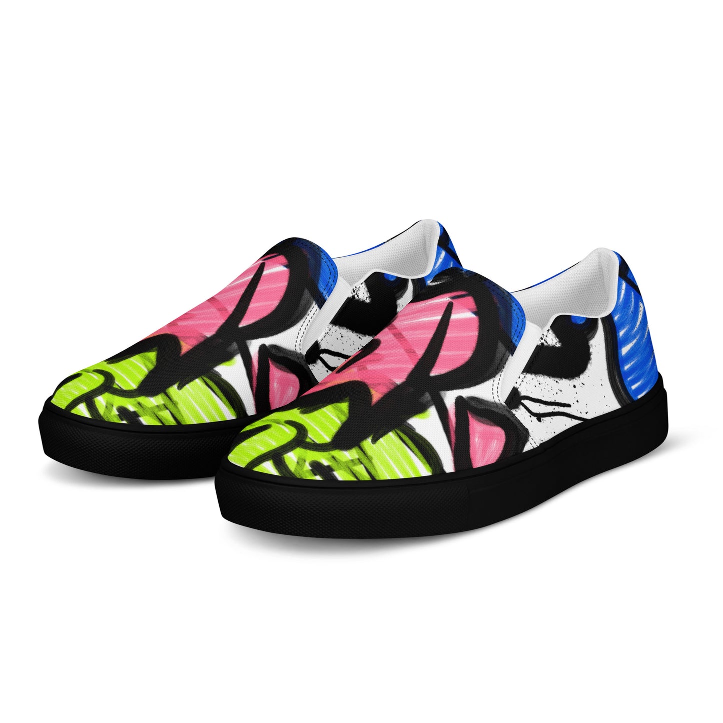 Men’s Graffiti slip-on canvas shoes - VYBE