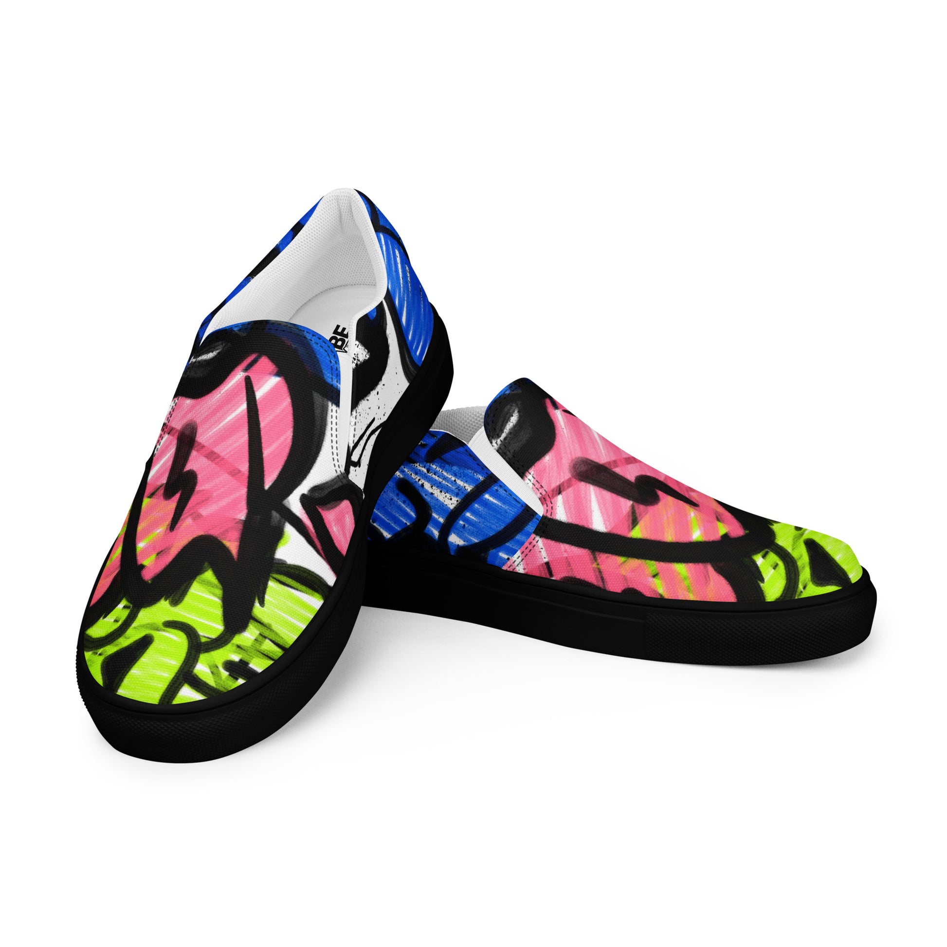 Men’s Graffiti slip-on canvas shoes - VYBE