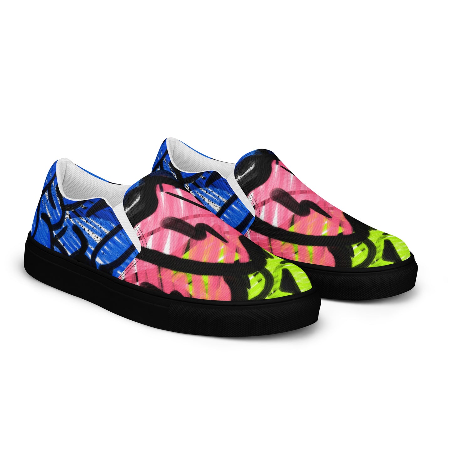 Men’s Graffiti slip-on canvas shoes - VYBE