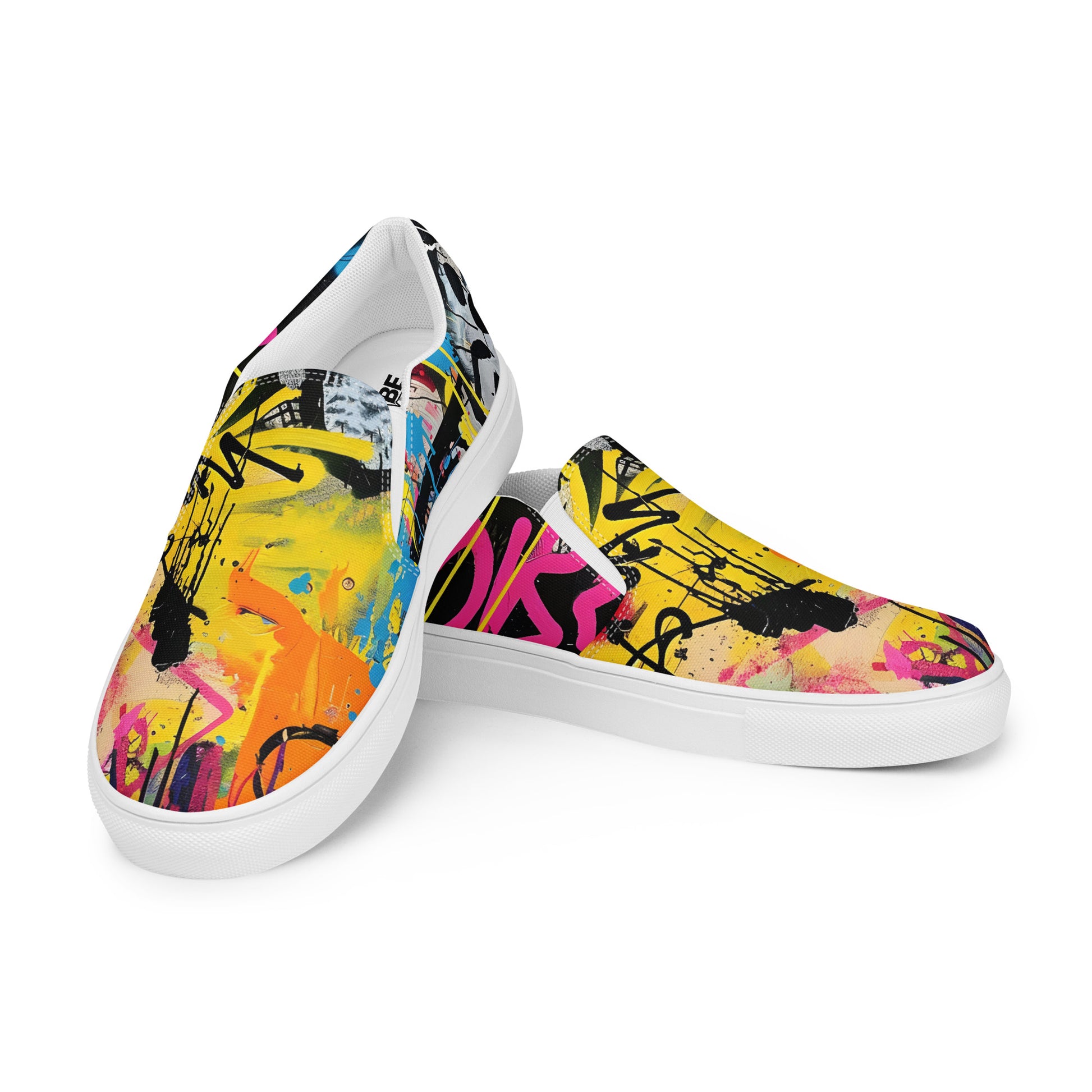 Men’s Graffiti slip-on canvas shoes - VYBE