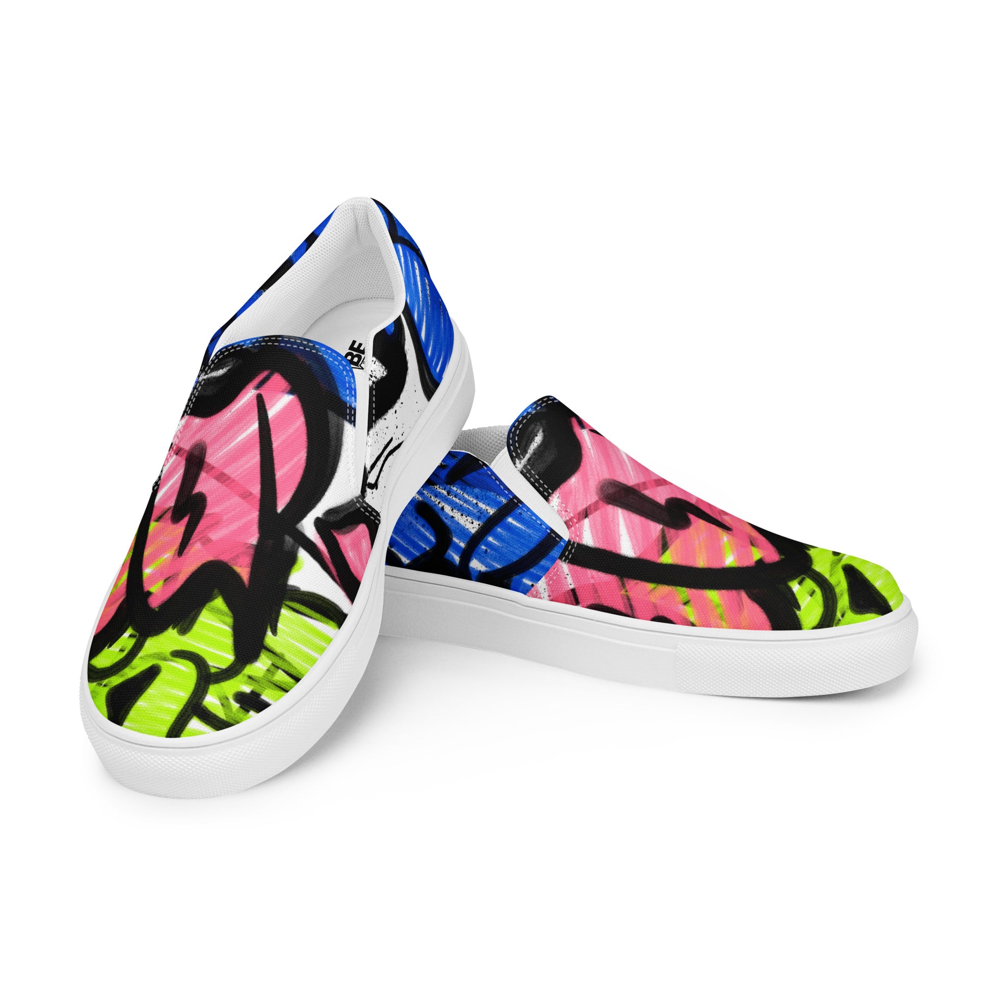 Men’s Graffiti slip-on canvas shoes - VYBE