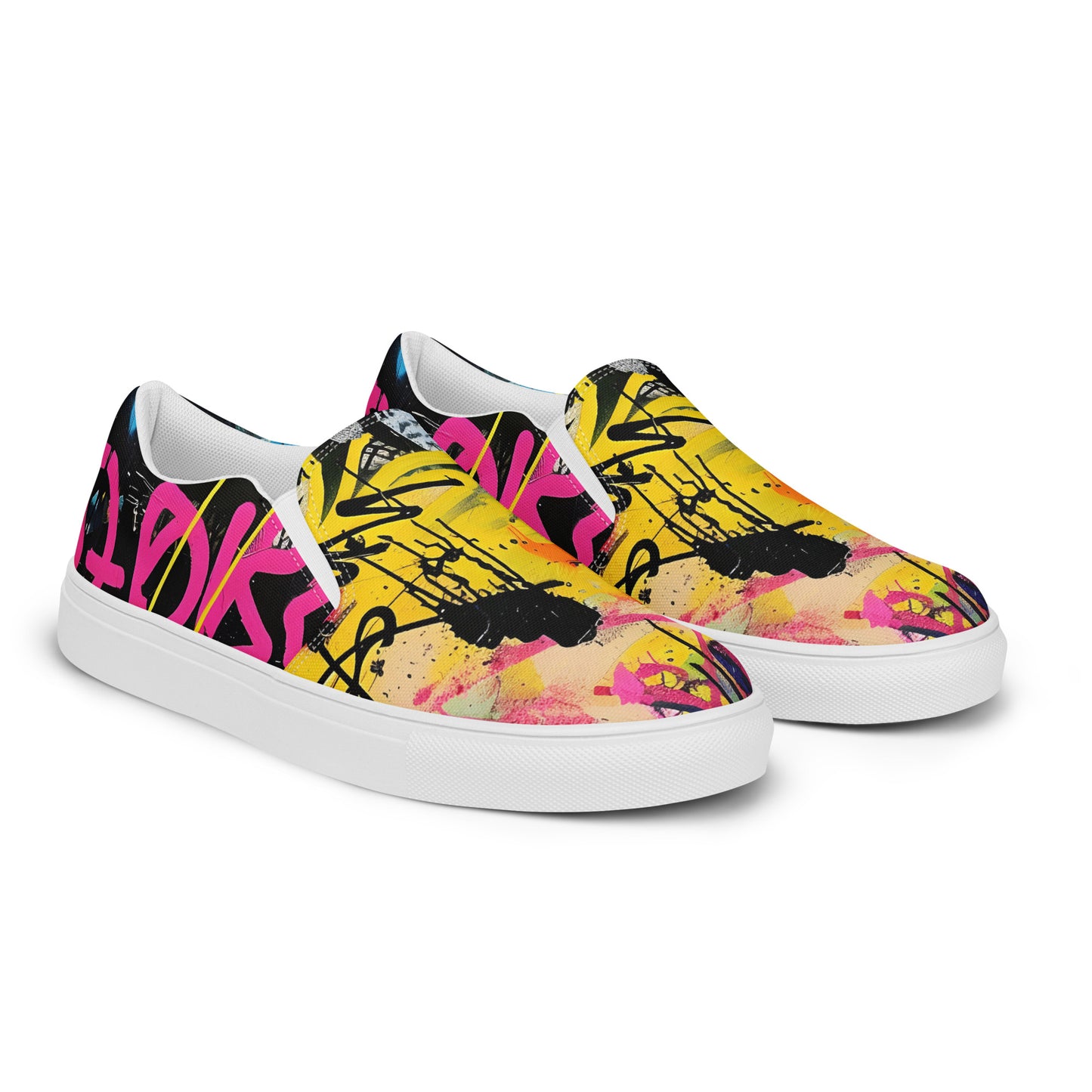 Men’s Graffiti slip-on canvas shoes - VYBE