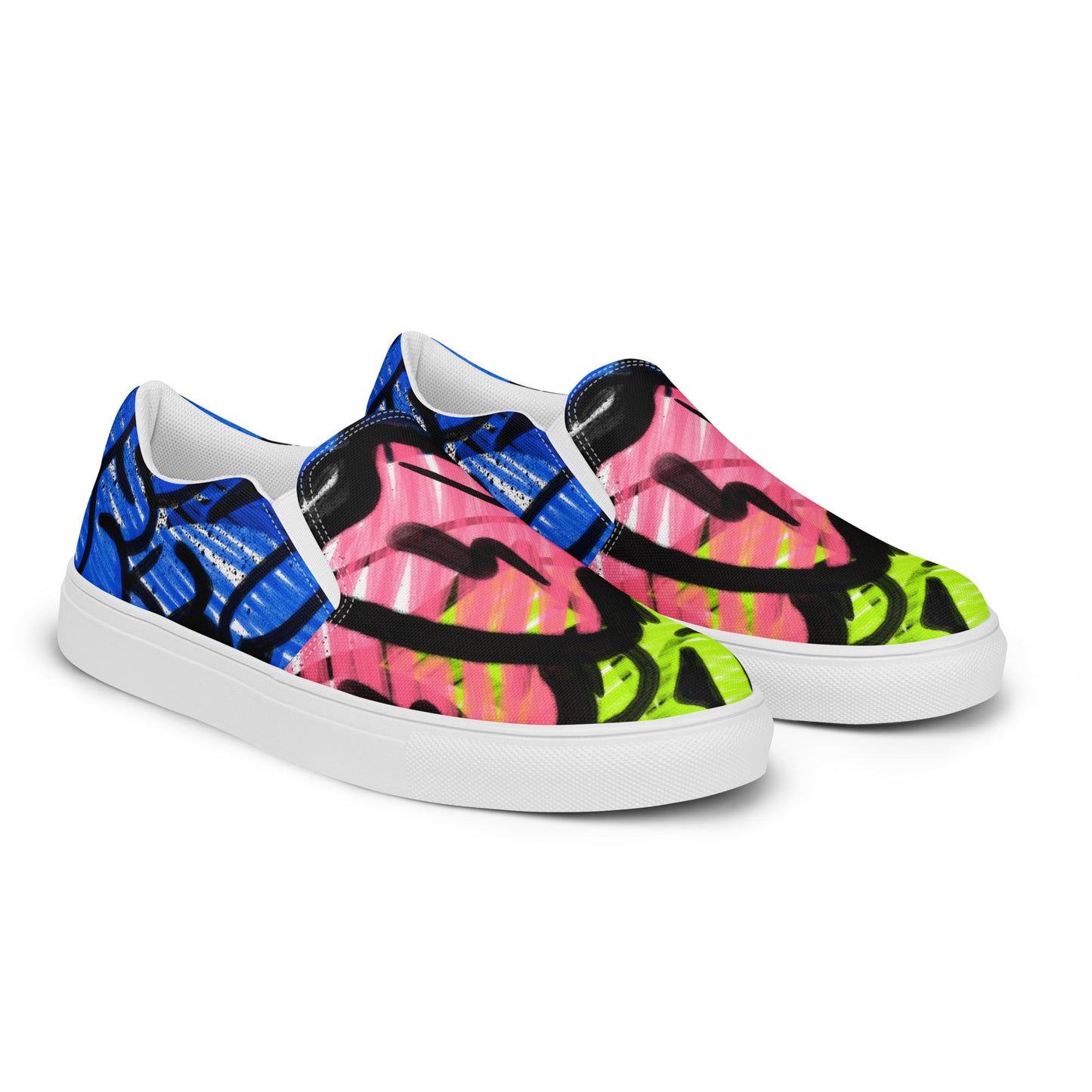 Men’s Graffiti slip-on canvas shoes - VYBE