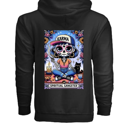 Tarot- Spiritual  Gangster  Zip Up Hoodie - VYBE Shop