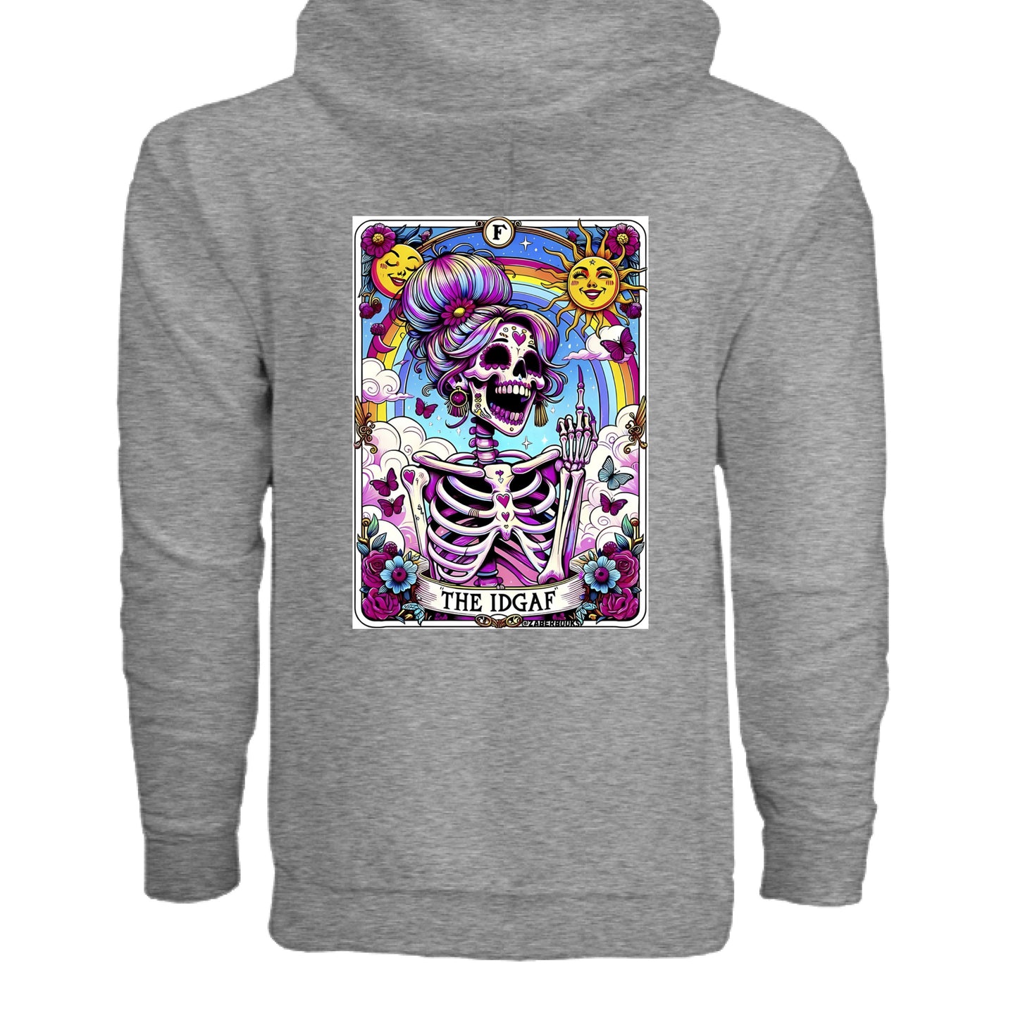 Tarot- The IDGAF Zip Up Hoodie - VYBE Shop