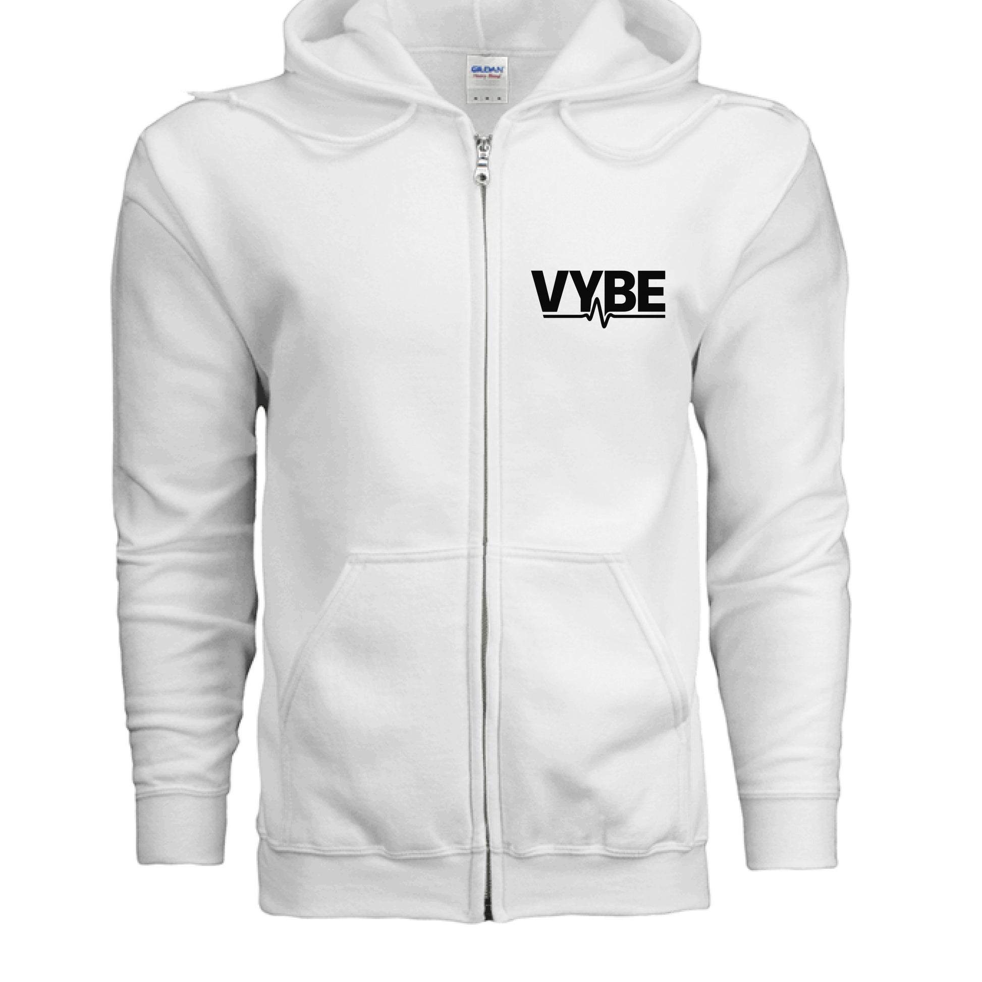 Kitty With Glasses Zip Hoodie - VYBE Shop
