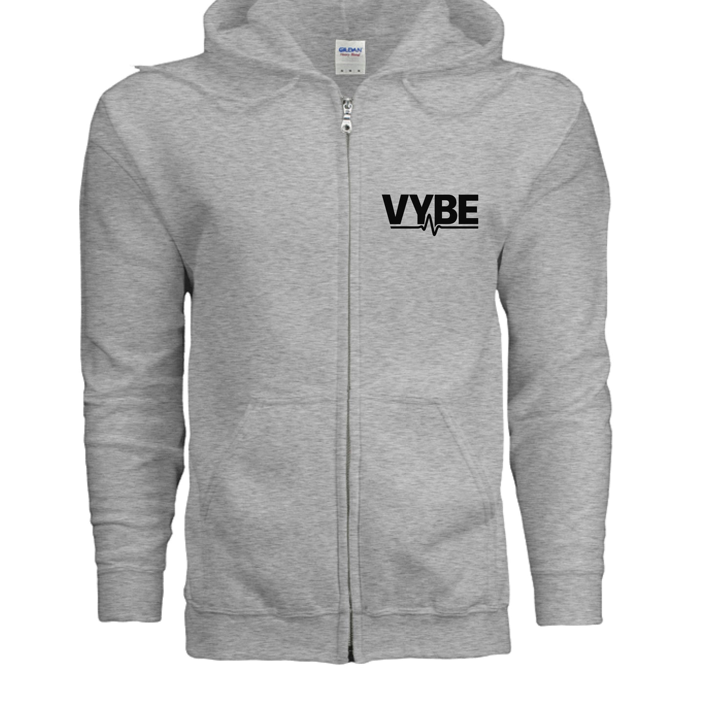 Kitty With Glasses Zip Hoodie - VYBE Shop