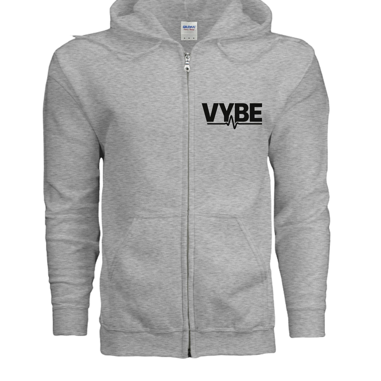 VYBE Zip Hoodie light - VYBE Shop