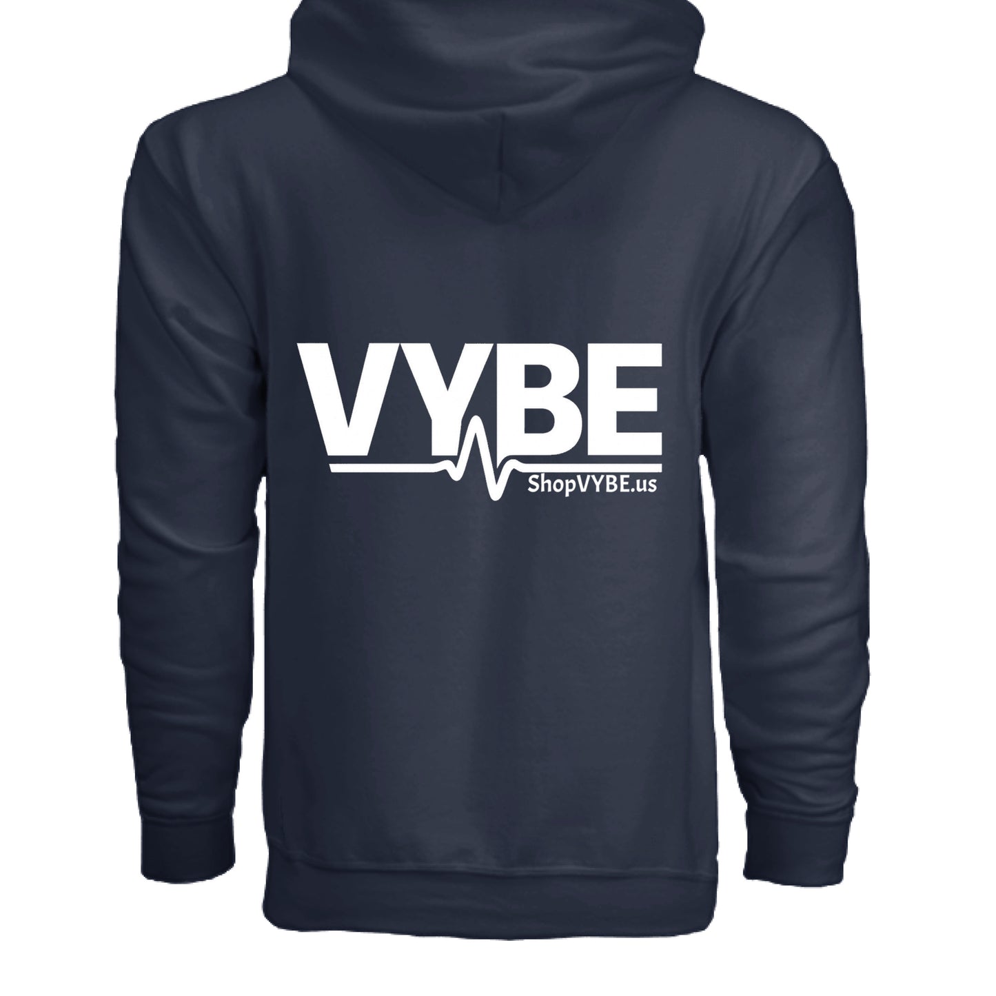 VYBE Zip Hoodie Dark - VYBE Shop