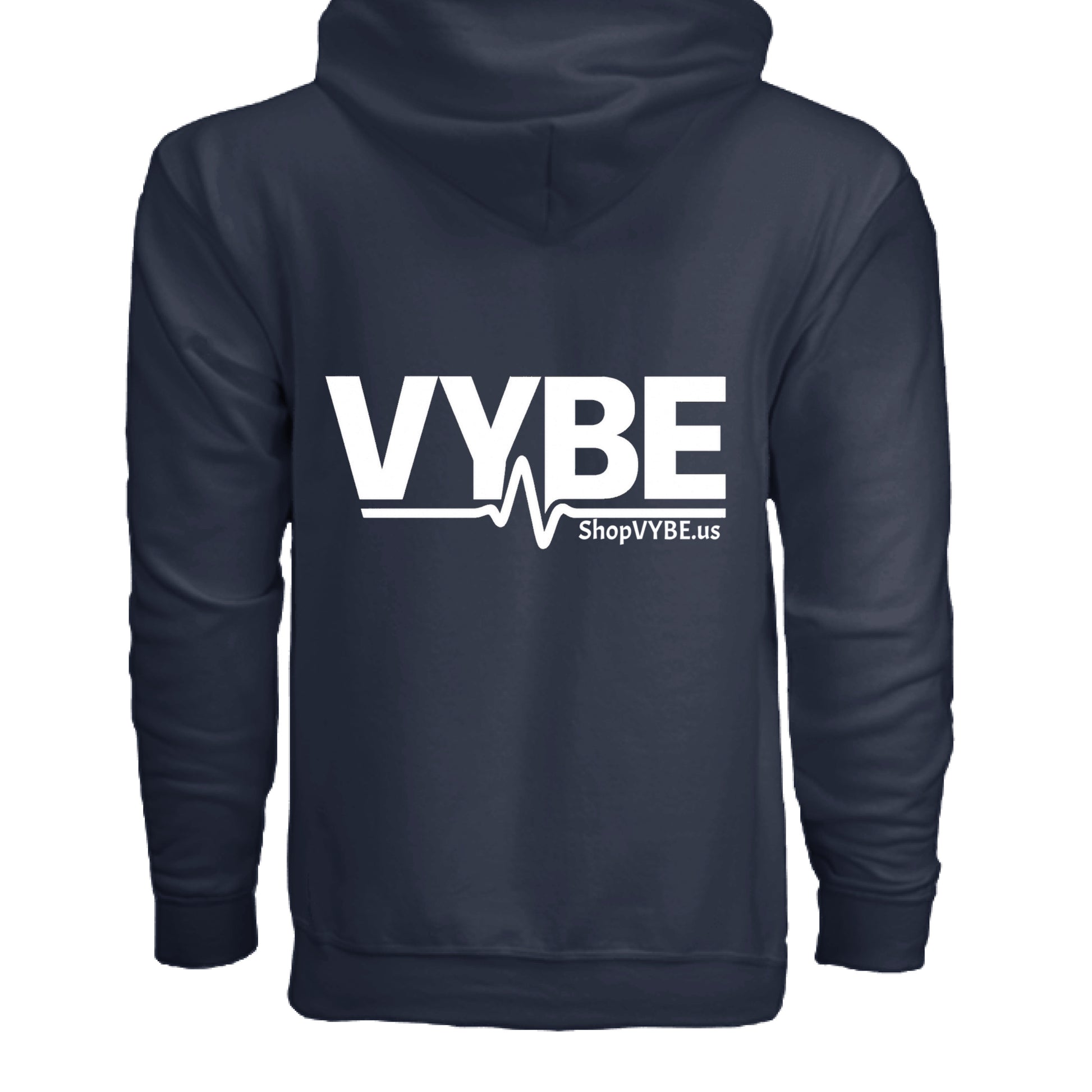 VYBE Zip Hoodie Dark - VYBE Shop