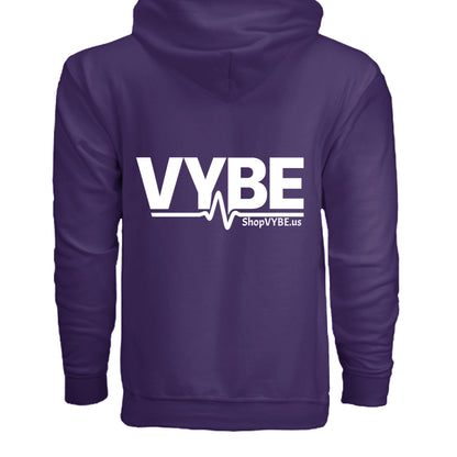 VYBE Zip Hoodie Dark - VYBE Shop