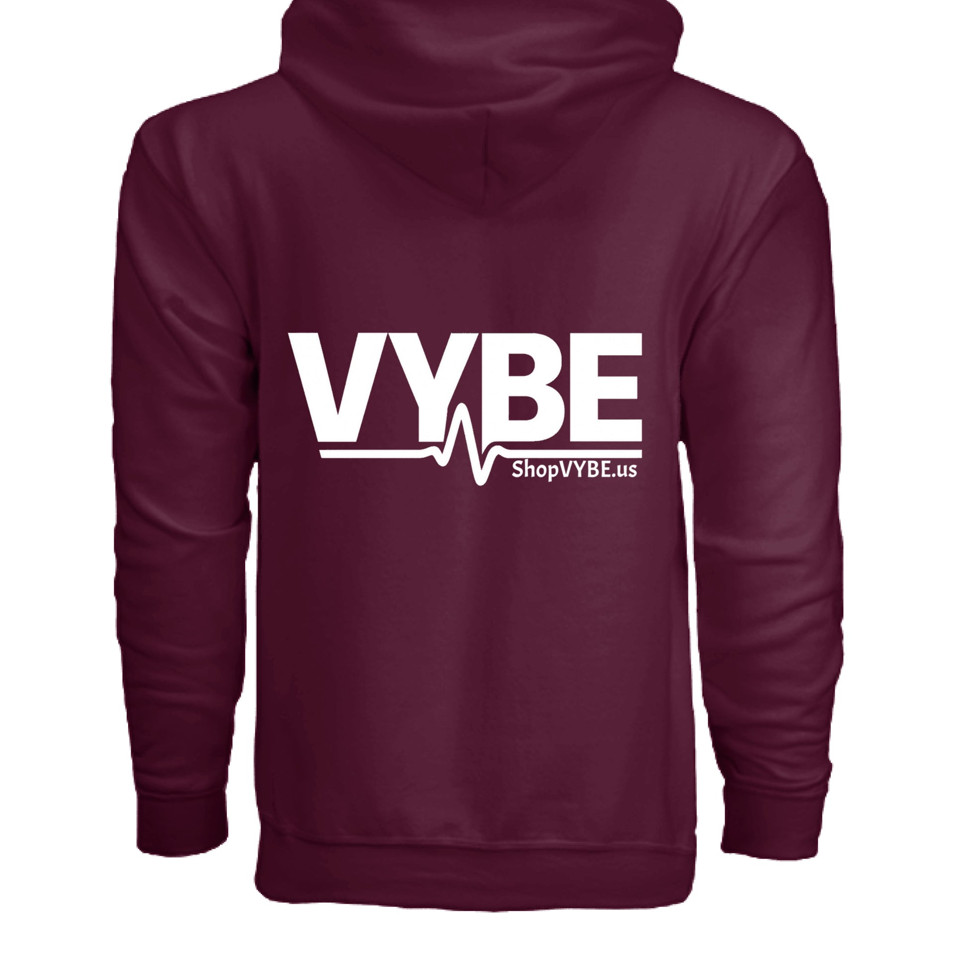 VYBE Zip Hoodie Dark - VYBE Shop