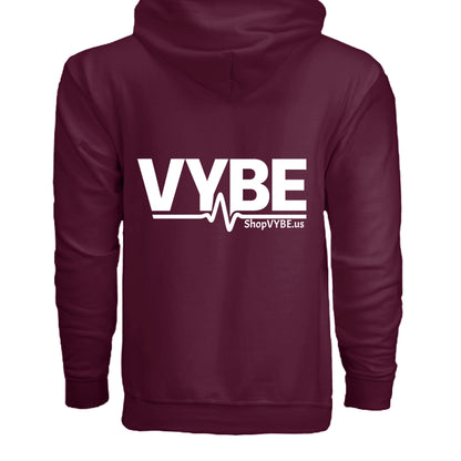 VYBE Zip Hoodie Dark - VYBE Shop