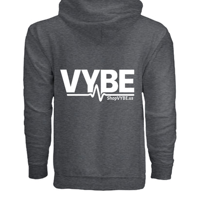 VYBE Zip Hoodie Dark - VYBE Shop