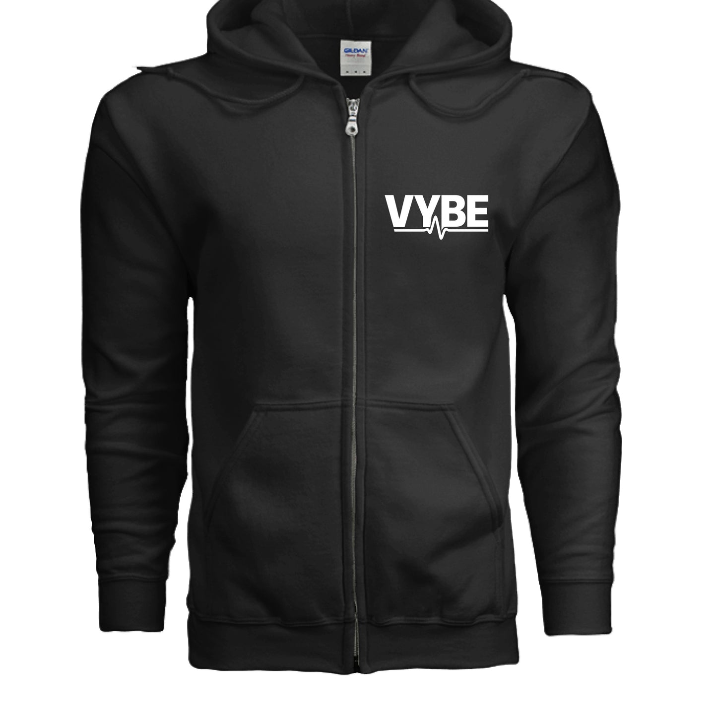 VYBE Zip Hoodie Dark - VYBE Shop
