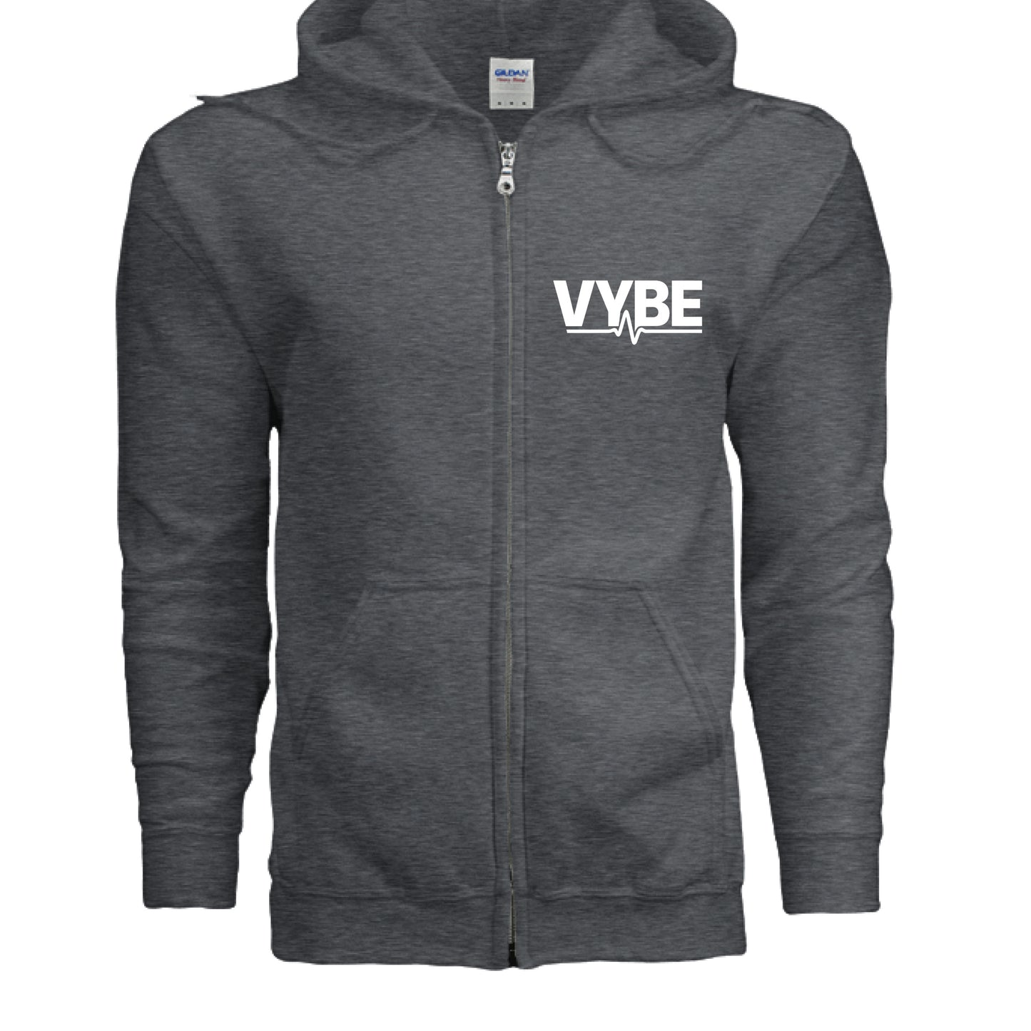 VYBE Zip Hoodie Dark - VYBE Shop