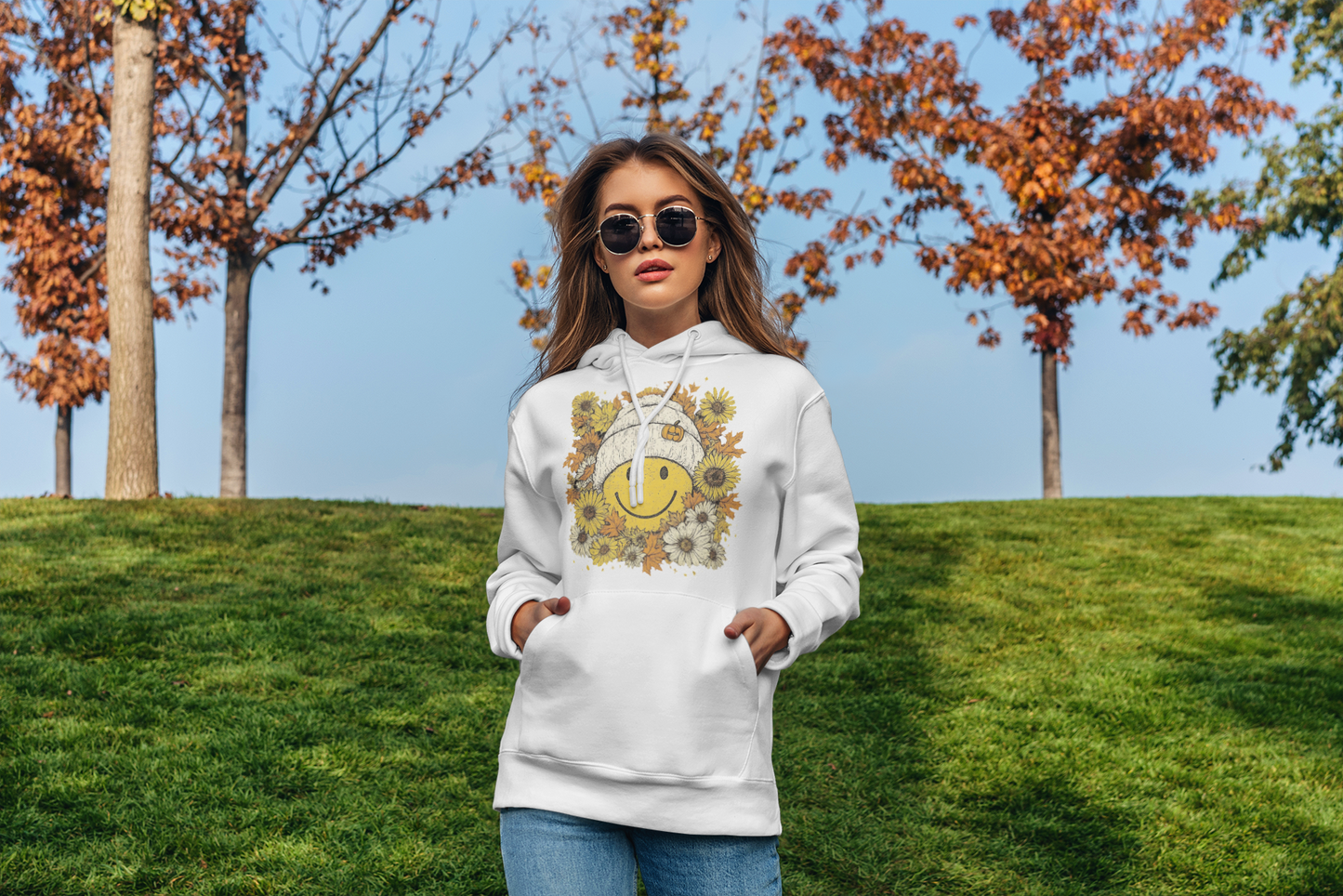 Fall Smiley Hoodie - VYBE Shop