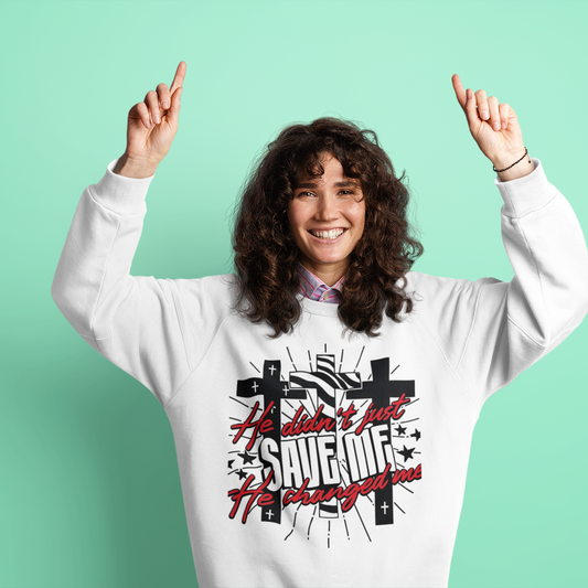He Saved Me Sweatshirt - Comfortable and Stylish Wear - VYBE