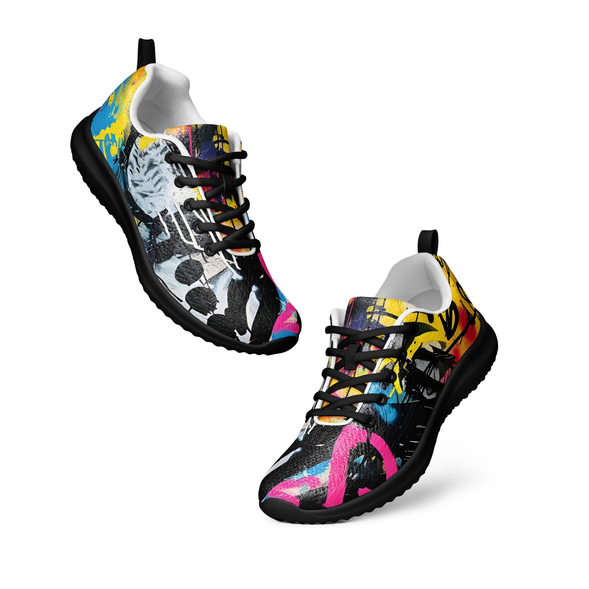 Women’s Graffiti Style Athletic Shoes - VYBE