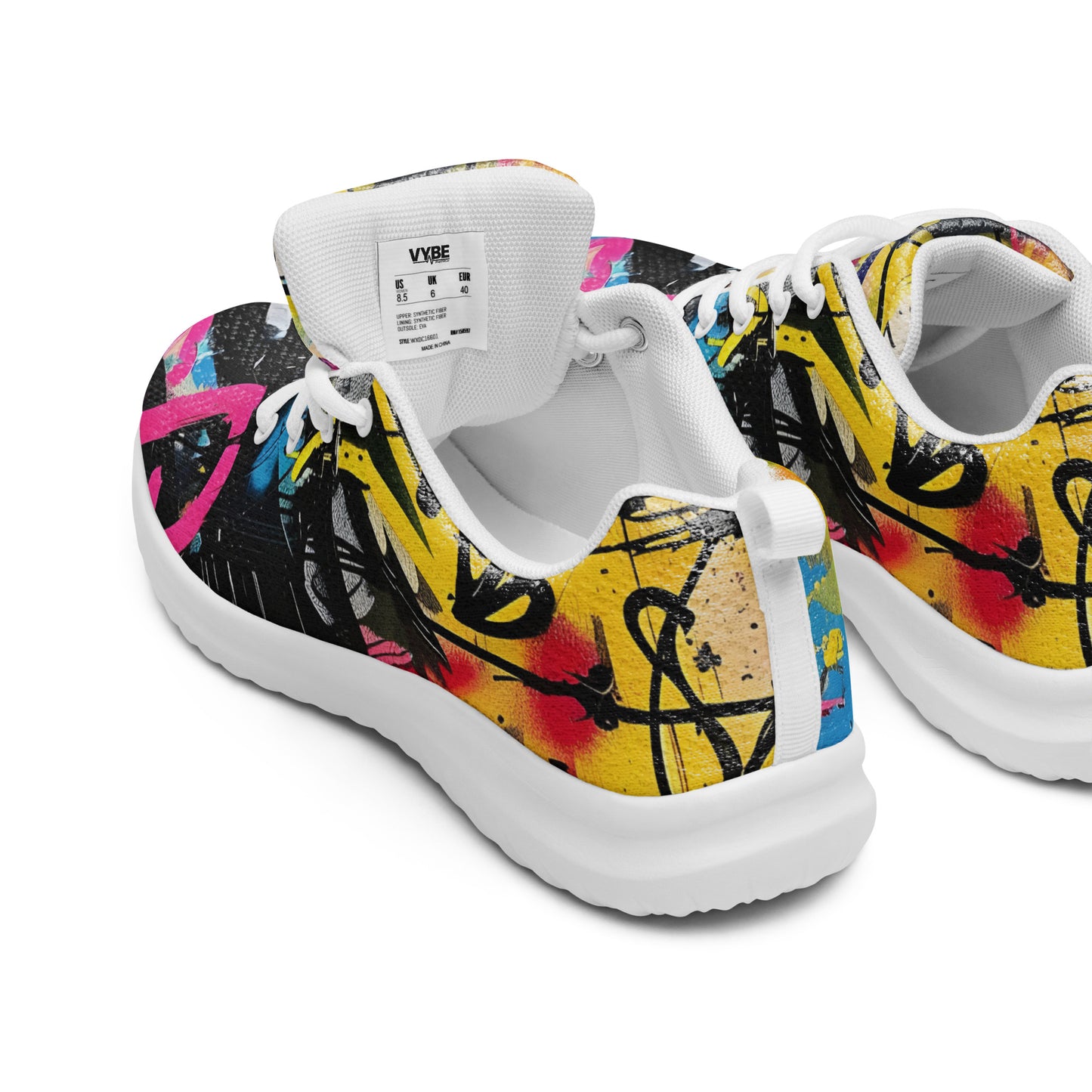 Women’s Graffiti Style Athletic Shoes - VYBE