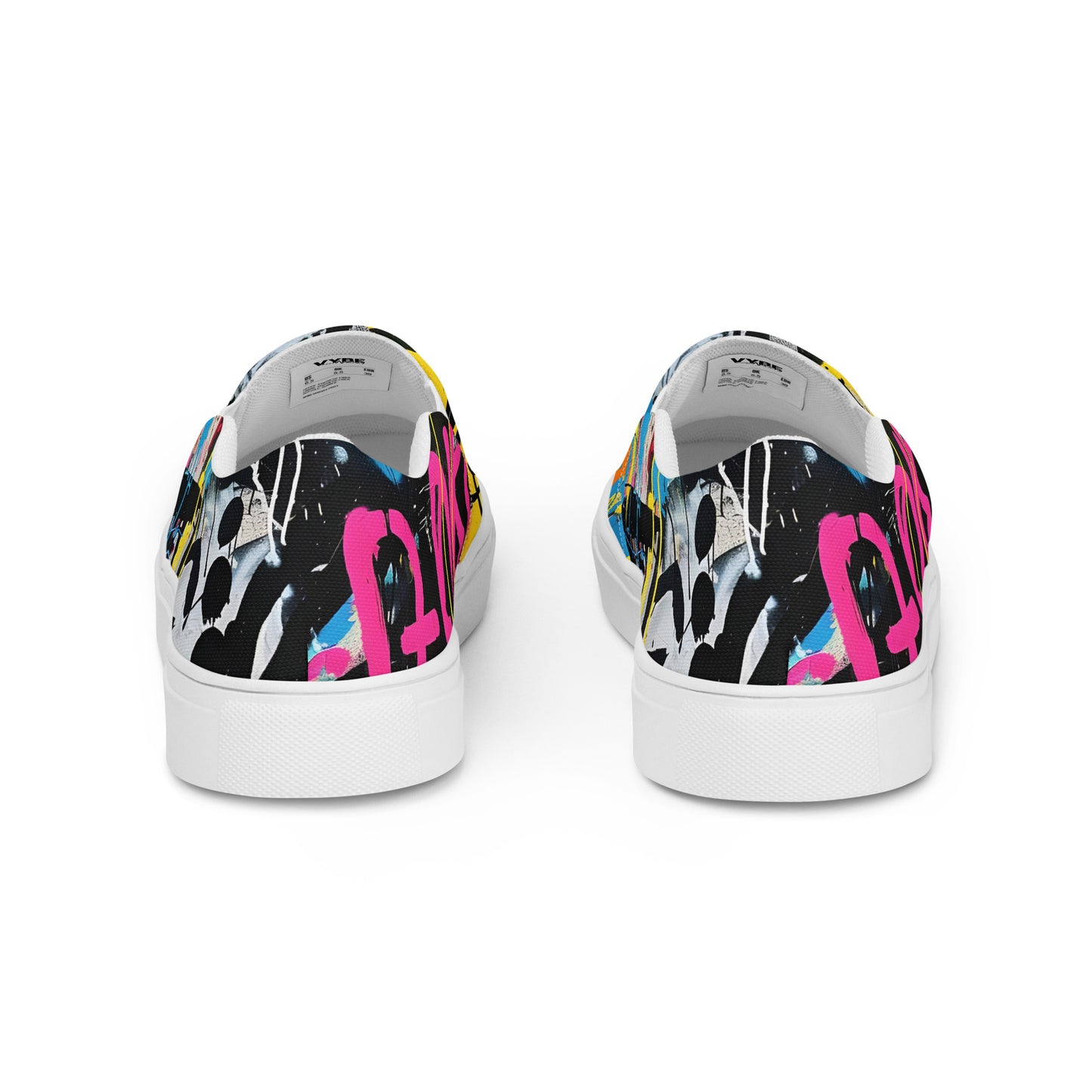 Women’s Graffiti slip-on canvas shoes - VYBE