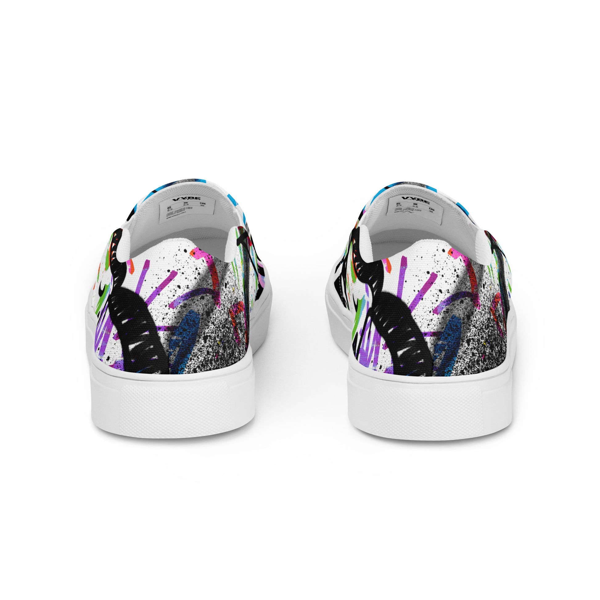 Women’s Graffiti slip-on canvas shoes - VYBE